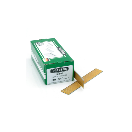 Prebena Stauchkopfnägel J19CNKHA (Brads) verzinkt geharzt 10.000 Stück