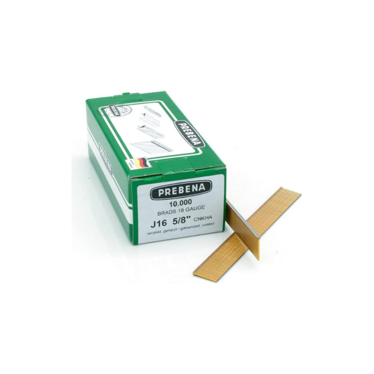 Prebena Stauchkopfnägel J16CNKHA (Brads) verzinkt geharzt 10.000 Stück