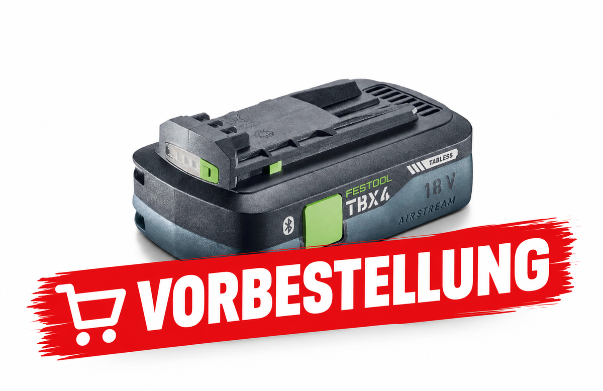 Festool Tabless Akkupack BP 18 TBX 4 C-ASI - 578745 - Vorbestellung